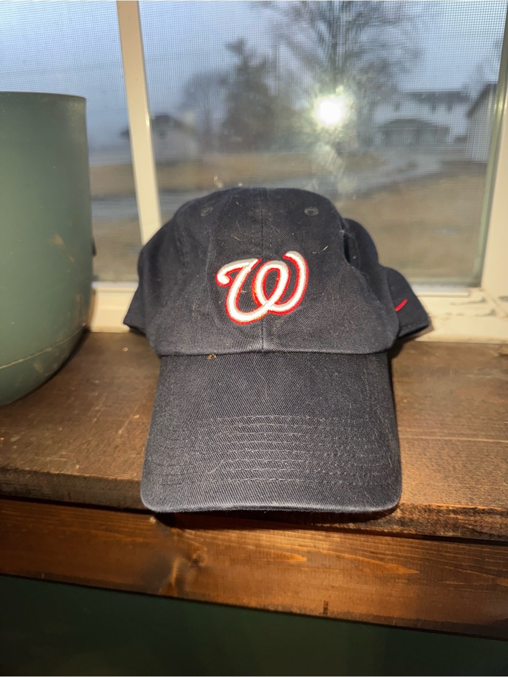 Washington Nationals Navy W Logo Baseball Cap - NIKE
